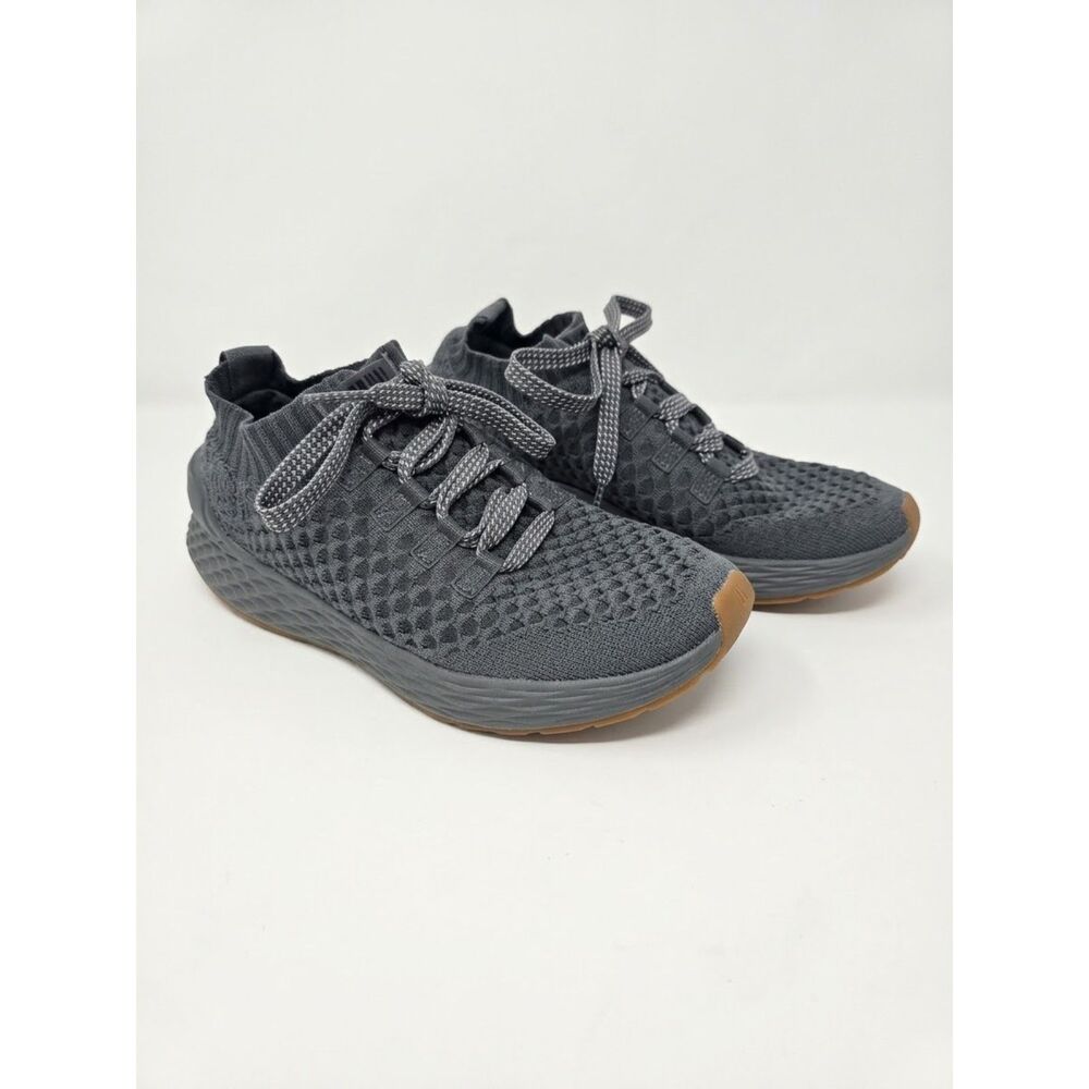 NOBULL Diamond Allday Knit Runner Grey Gum Sole Cross Training Shoes Womens 8